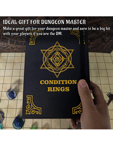 Anillos de Estado CZYY 96 PCS para D&D y RPGs