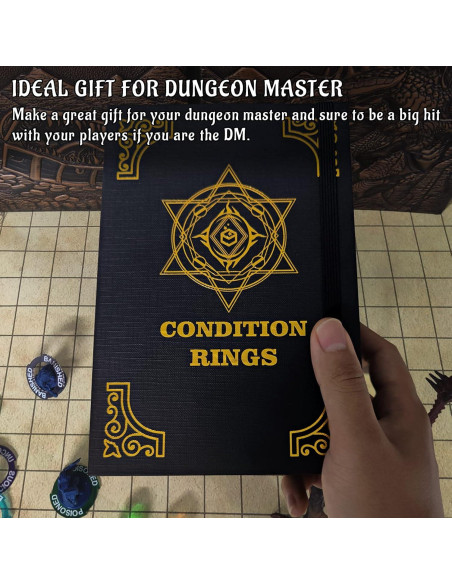 Anillos de Estado CZYY 96 PCS para D&D y RPGs