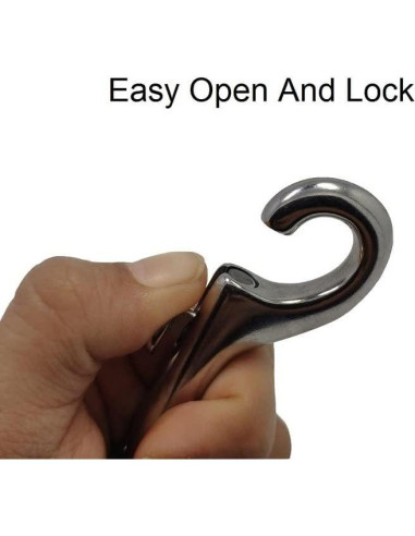 Gancho de Buceo NRC&XRC Acero Inoxidable 74mm 2 Piezas