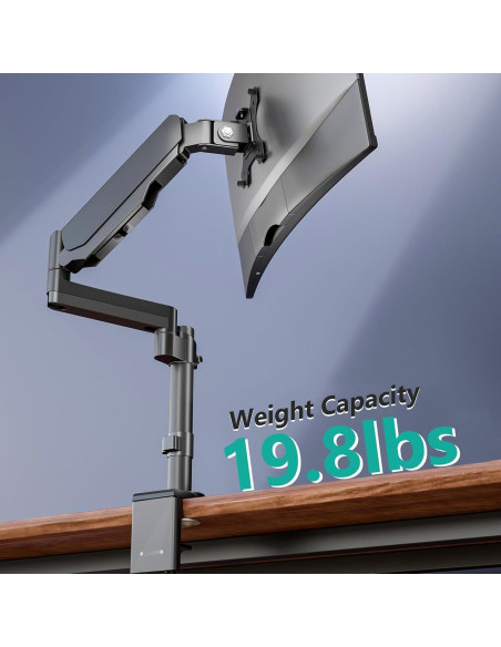 Soporte de Monitor WALI GSDM001 13-32" Ajustable Negro