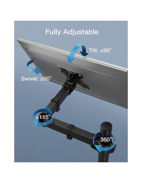 Soporte de Monitor HUANUO Ajustable 99 cm para 13-38"