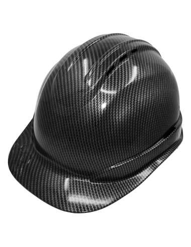 Casco de Seguridad Bullhead Ventilado Grafito Negro 6 Puntos