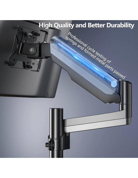Soporte de Monitor WALI GSDM001 13-32" Ajustable Negro