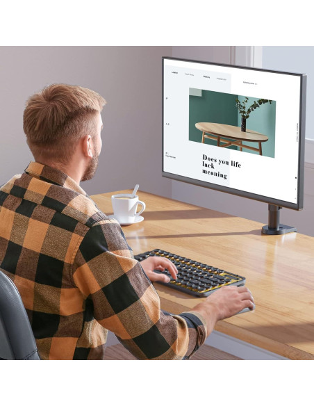 Soporte de Monitor WALI GSDM001 13-32" Ajustable Negro