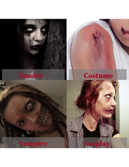 Kit de Maquillaje SFX COKOHAPPY para Halloween - Efectos Especiales