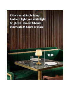 Lámpara de Mesa Inalámbrica KDG LED 4000mAh Bronce 2