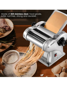 Máquina de Pasta Eléctrica NEWTRY WXX392 Acero Inoxidable 2