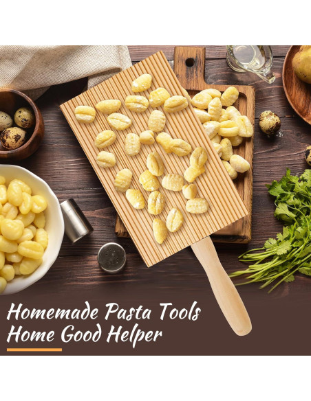 Juego de Herramientas para Pasta Tessco - 4 Tablas y Rodillos de Madera Juego de Herramientas para Pasta Tessco - 4 Tablas y Rodillos de Madera