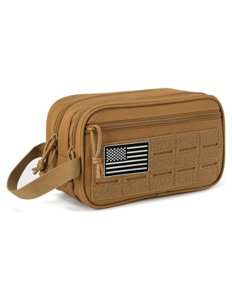 Bolsa de Aseo Táctica QT&QY para Hombres 26x15x11 cm