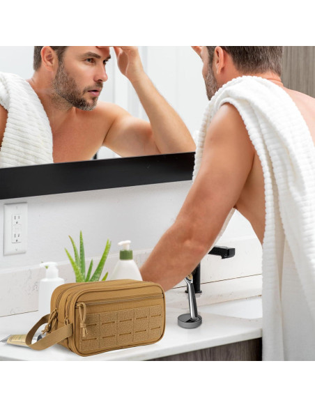 Bolsa de Aseo Táctica QT&QY para Hombres 26x15x11 cm