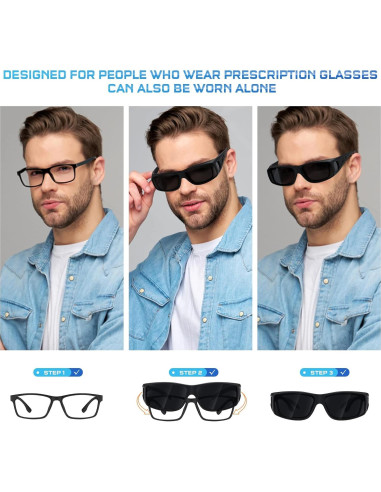 Gafas de Conducir de Noche Tnnaiko con Lentes Amarillas