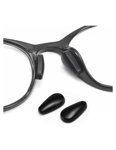Almohadillas de Silicona Adhesivas para Gafas Mr.ZzjOOj 3.2mm Negro