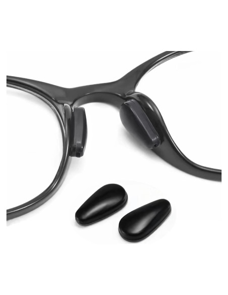 Almohadillas de Silicona Adhesivas para Gafas Mr.ZzjOOj 3.2mm Negro
