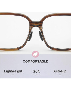 Almohadillas de Silicona Adhesivas para Gafas Mr.ZzjOOj 3.2mm Negro 2