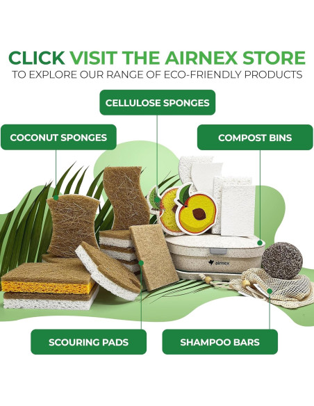 Esponjas de Cocina Ecológicas AIRNEX - 12 Unidades Biodegradables