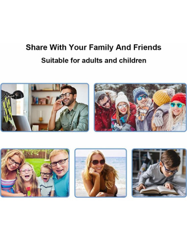 Almohadillas de Silicona Adhesivas para Gafas Mr.ZzjOOj 3.2mm Negro