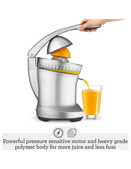 Exprimidor de Cítricos Breville BCP600SIL Motorizado Plata