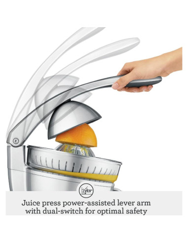 Exprimidor de Cítricos Breville BCP600SIL Motorizado Plata