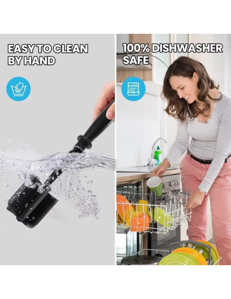 Picador de Carne CUNSENR Negro - Machacador Antiadherente