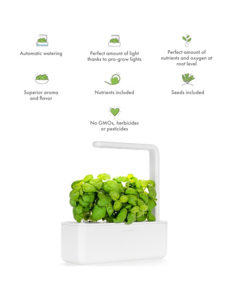 Kit Jardín Inteligente Click & Grow con Luz Crecimiento