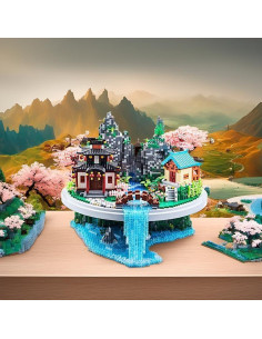 Juego de Bloques Micro KLMEi 7626 PCS Melocotonero Chino 2