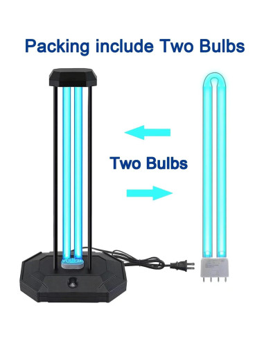 Lámpara UVC BAIMNOCM 38W con Control Remoto y Temporizador