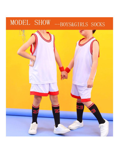 3 Pares de Calcetines de Baloncesto NIUNEW para Niños