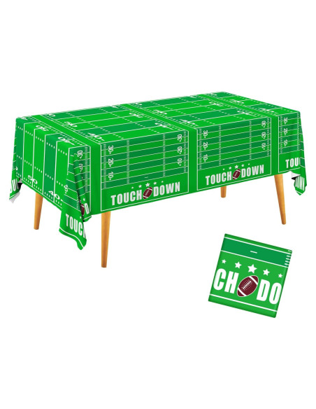 Mantel desechable Gatherfun 137x274 cm fútbol Touchdown