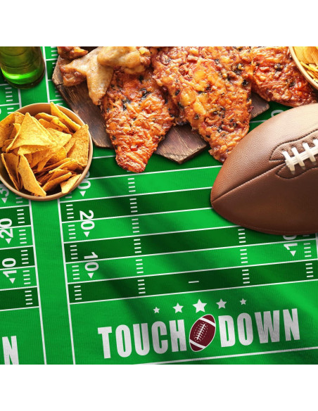 Mantel desechable Gatherfun 137x274 cm fútbol Touchdown