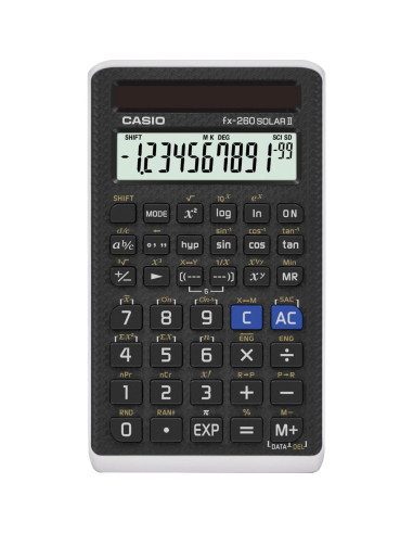 Calculadora Científica Casio fx-260 Solar II 10+2 Dígitos