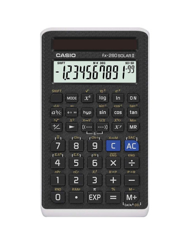 Calculadora Científica Casio fx-260 Solar II 10+2 Dígitos