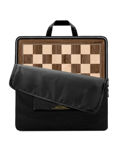 Tablero de Ajedrez A&A 54 cm Madera Profesional Sin Notación