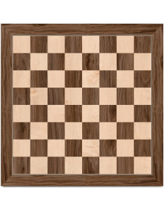 Tablero de Ajedrez A&A 54 cm Madera Profesional Sin Notación 2