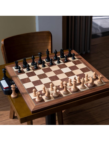 Tablero de Ajedrez A&A 54 cm Madera Profesional Sin Notación