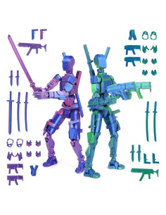 Conjunto de Figuras de Acción PEKOIU T13 Multi-Articuladas