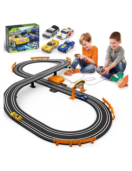 Pista de Carreras de Coches Slot Fedonak 3,35m 2 Coches