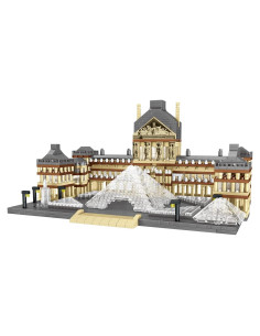 Set de Micro Bloques de Construcción dOvOb Louvre 2885 Piezas