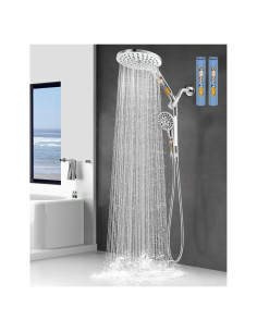 Combo Ducha Filtrada MakeFit 8" Lluvia y Mano Ajustable