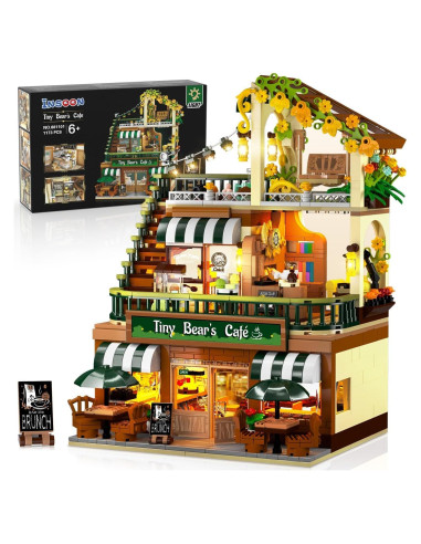 Juego de Construcción Cafetería INSOON 1173 PZS con Luz LED