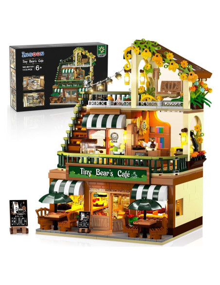 Juego de Construcción Cafetería INSOON 1173 PZS con Luz LED