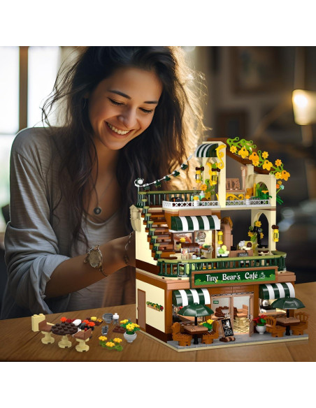 Juego de Construcción Cafetería INSOON 1173 PZS con Luz LED