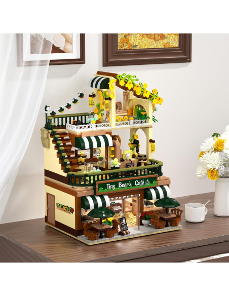 Juego de Construcción Cafetería INSOON 1173 PZS con Luz LED