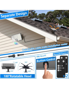 Luces Solares TOBUSA 292 LED con Sensor de Movimiento IP65 2