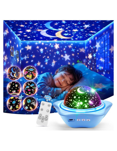 Proyector de Estrellas PIKOY WH-E07 Luz Nocturna Infantil