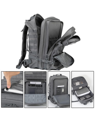 Mochila Táctica QT&QY 45L Militar Molle Senderismo