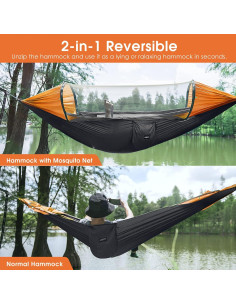 Hamaca G4Free para Camping 2 Personas con Mosquitero 2