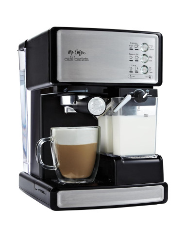 Cafetera Espresso Mr. Coffee EM5000, Acero Inoxidable, 15 Bar
