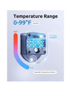 Limpiador Magnético Acuarios SEAOURA SR-520 con Termómetro 2