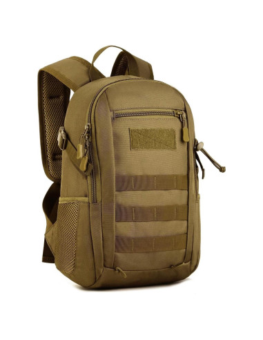 Mochila Táctica Huntvp 10L Marrón Oscuro MOLLE 24.89x37.10cm