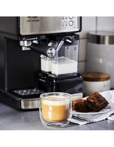 Cafetera Espresso Mr. Coffee EM5000, Acero Inoxidable, 15 Bar